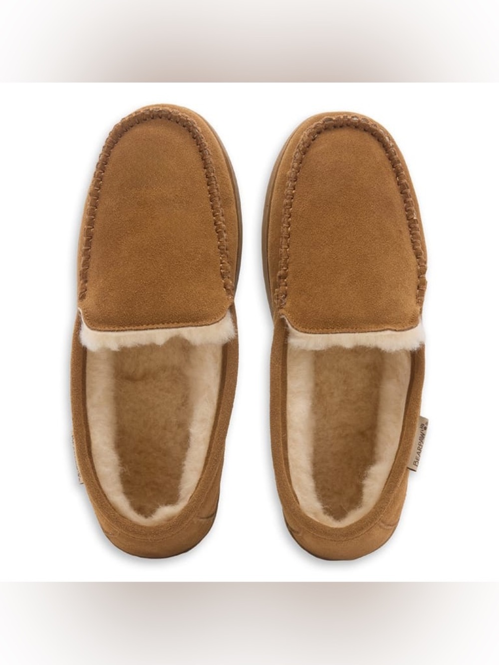 BEARPAW BRIAN MOCCASIN SLIPPERS NWB - Picture 7 of 8
